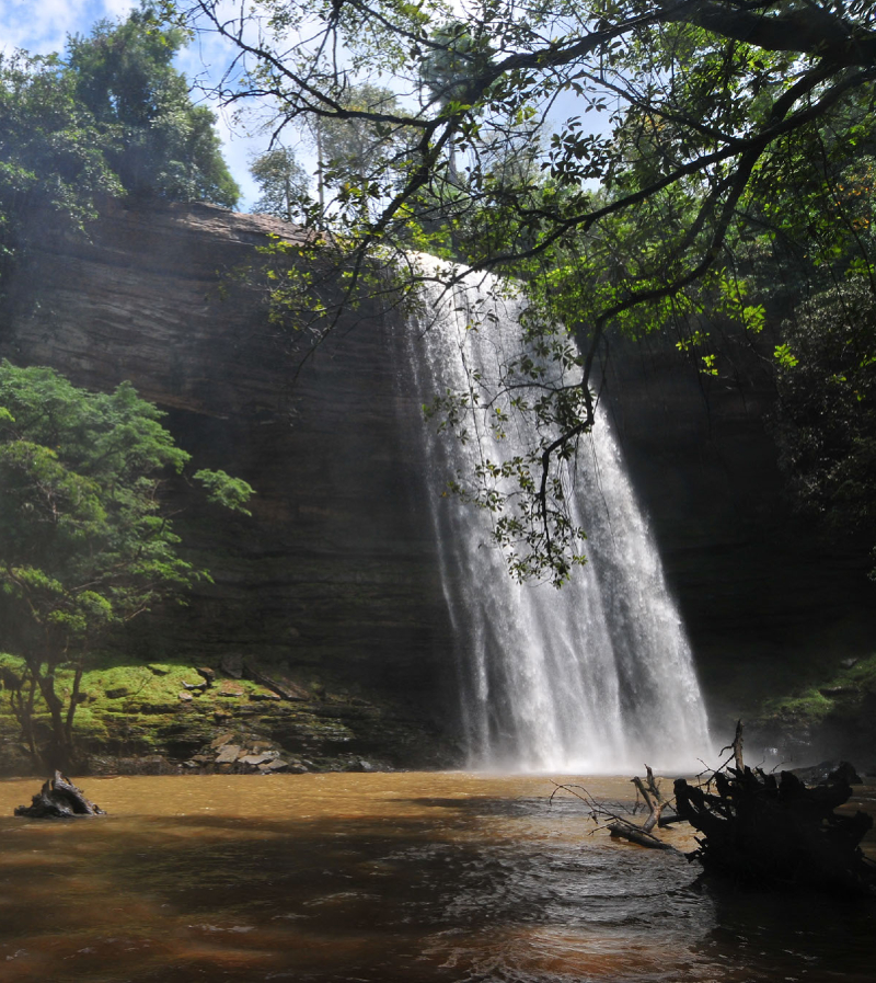 waterfall The famous Boti Falls in Ghana